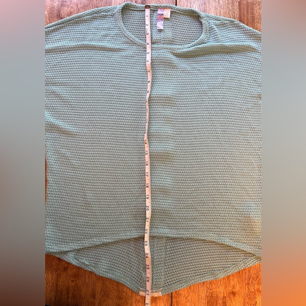Francesca’s Turquoise Hi-Lo Sweater | Large - Picture 5 of 8